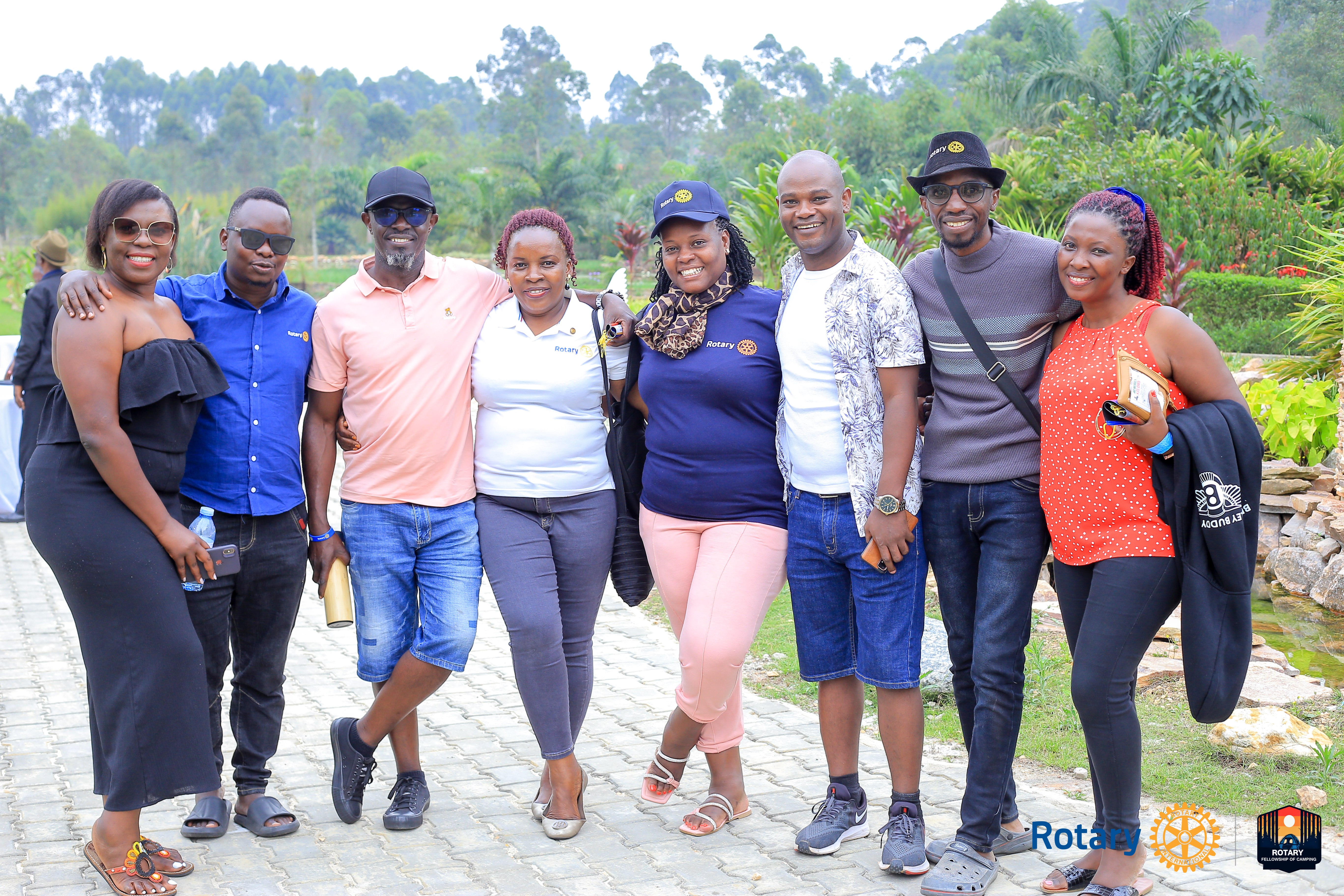 Rotary Fellowship of Camping members celebrating