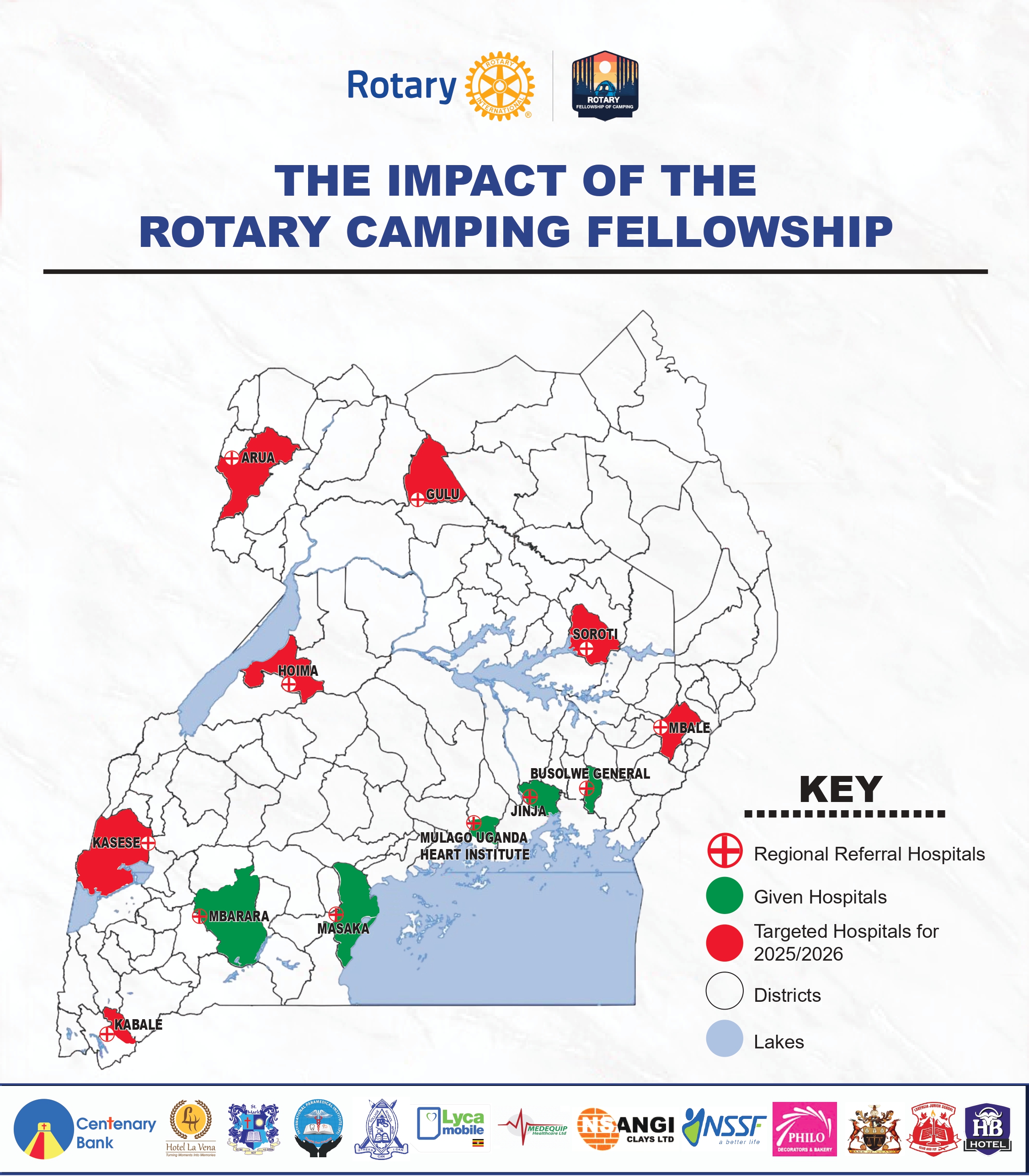 Regional Map of Rotary Fellowship Coverage